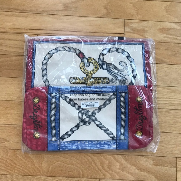 NWT, Brighton ‘Seas the Day’ Nautical Large Tote! - Picture 5 of 5